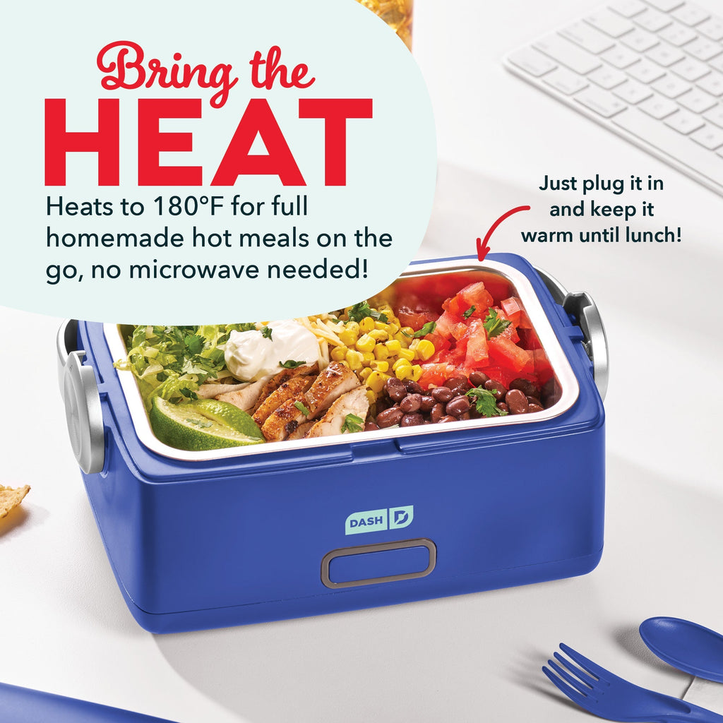 Hot2Go™ Electric Lunchbox (30 Ounce + Utensils)